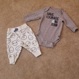 Cat & Jack Have Courage Sweatpants & Shirt
